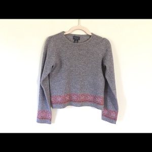 American Eagle sweater with Beaded Trim, XS, S